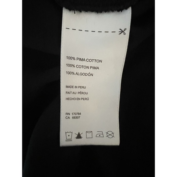 Psycho Bunny Men's T-Shirt‎ Black Pima Cotton Graphic Skull Bunny Size S - Picture 5 of 10